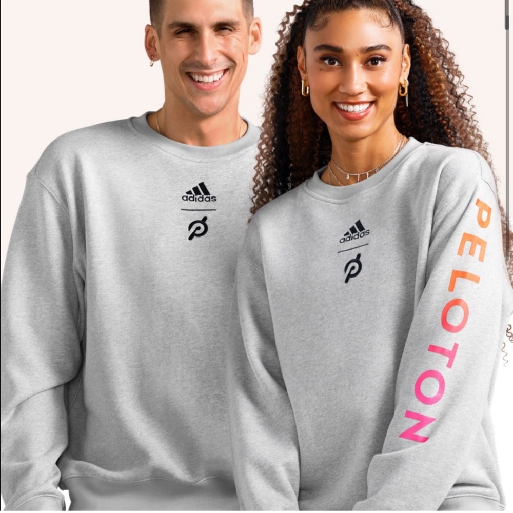 Adidas x Peloton Unisex Grey Crewneck Size XL